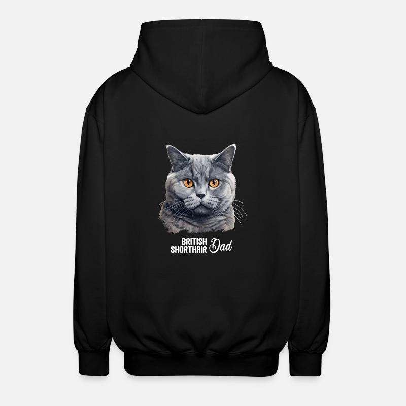 British Shorthair - Veste à capuche unisexe - noir