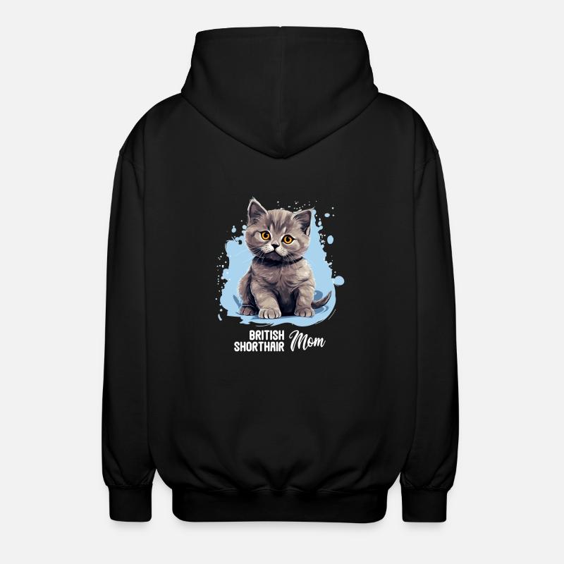 British Shorthair - Veste à capuche unisexe - noir