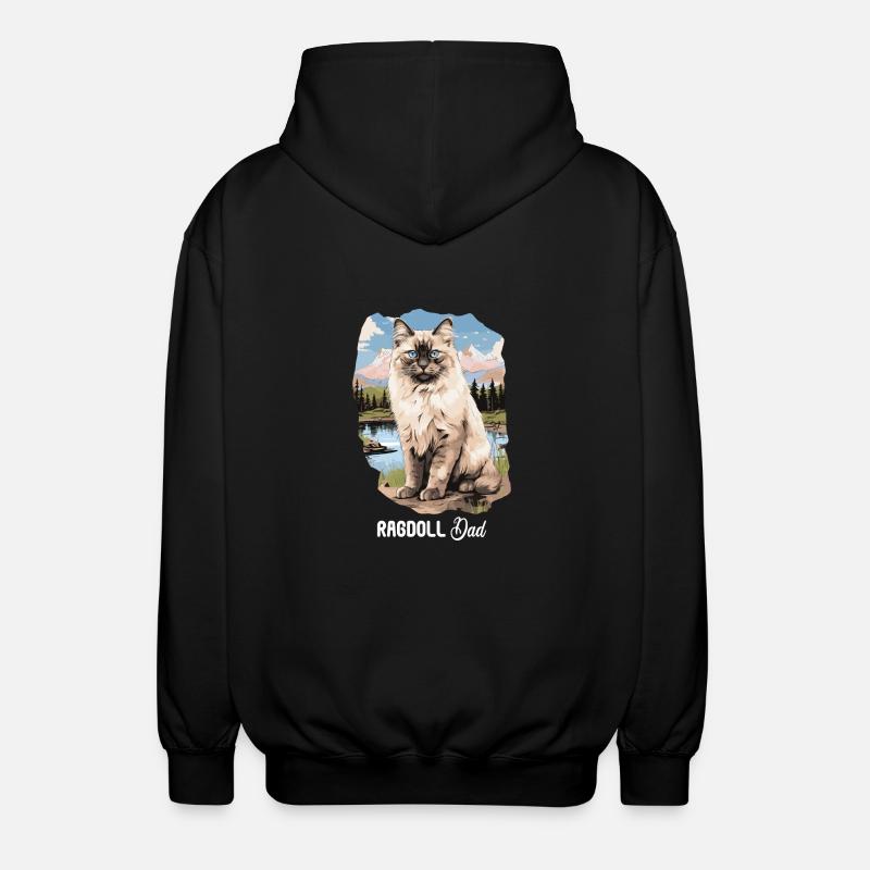 Ragdoll - Unisex Kapuzenjacke - Schwarz