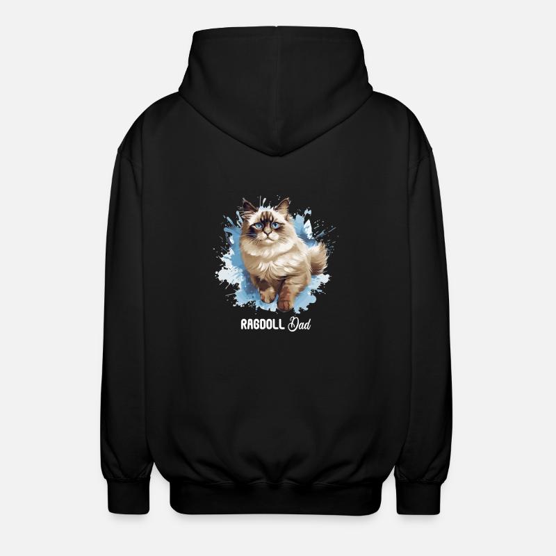 Ragdoll - Unisex Kapuzenjacke - Schwarz