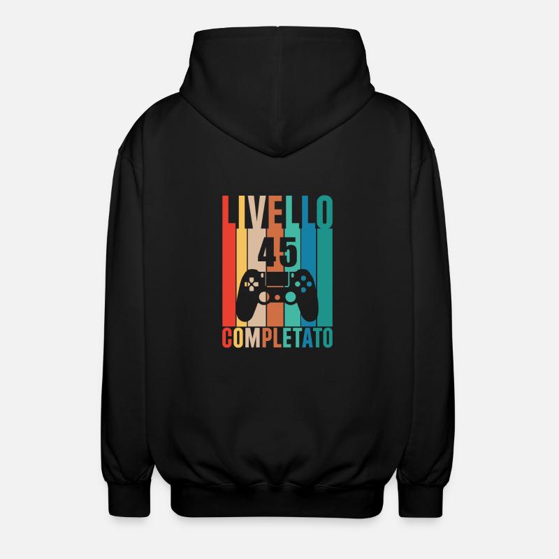 Niveau 45 - Veste à capuche unisexe - noir