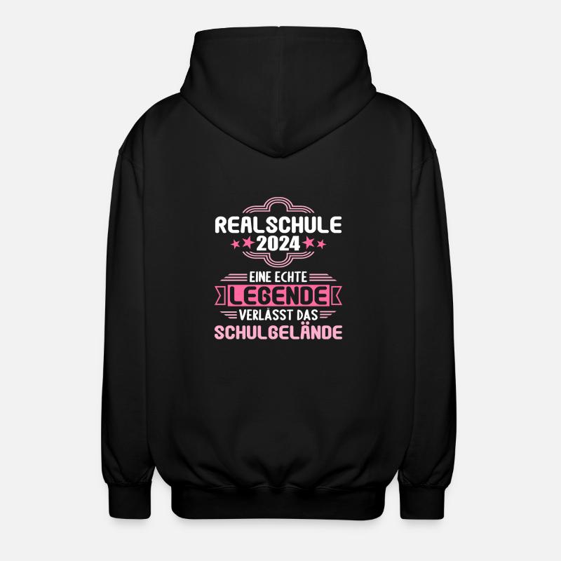 Lycée Jeunes Filles Lycée 2024 - Veste à capuche unisexe - noir