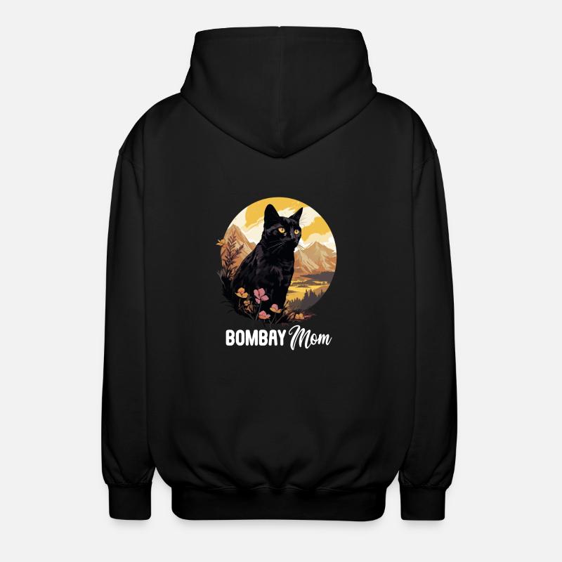 Bombay Cat Bombay Katze - Unisex Hooded Jacket - black