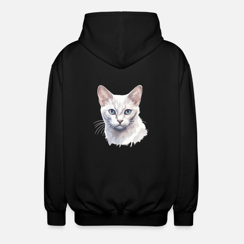 Burmilla Kitten Burmilla Cat - Unisex Hooded Jacket - black