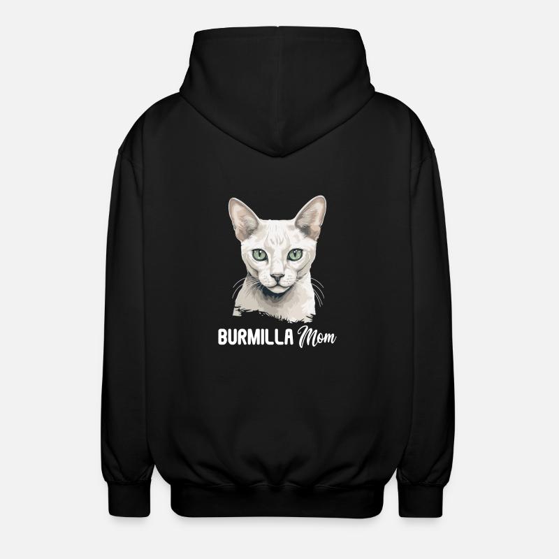 Burmilla Kitten Burmilla Cat - Unisex Hooded Jacket - black