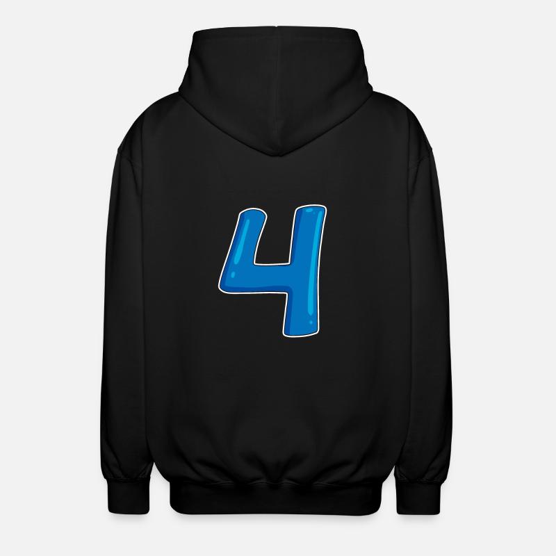 4 - Veste à capuche unisexe - noir