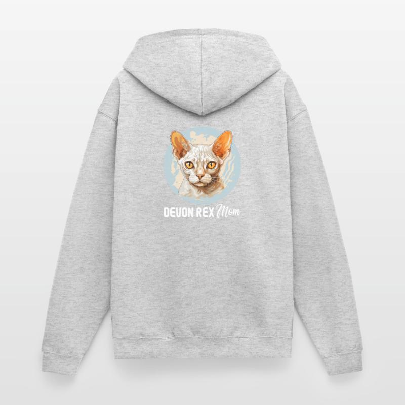 Chaton Devon Rex Chat Devon Rex Veste à capuche unisexe