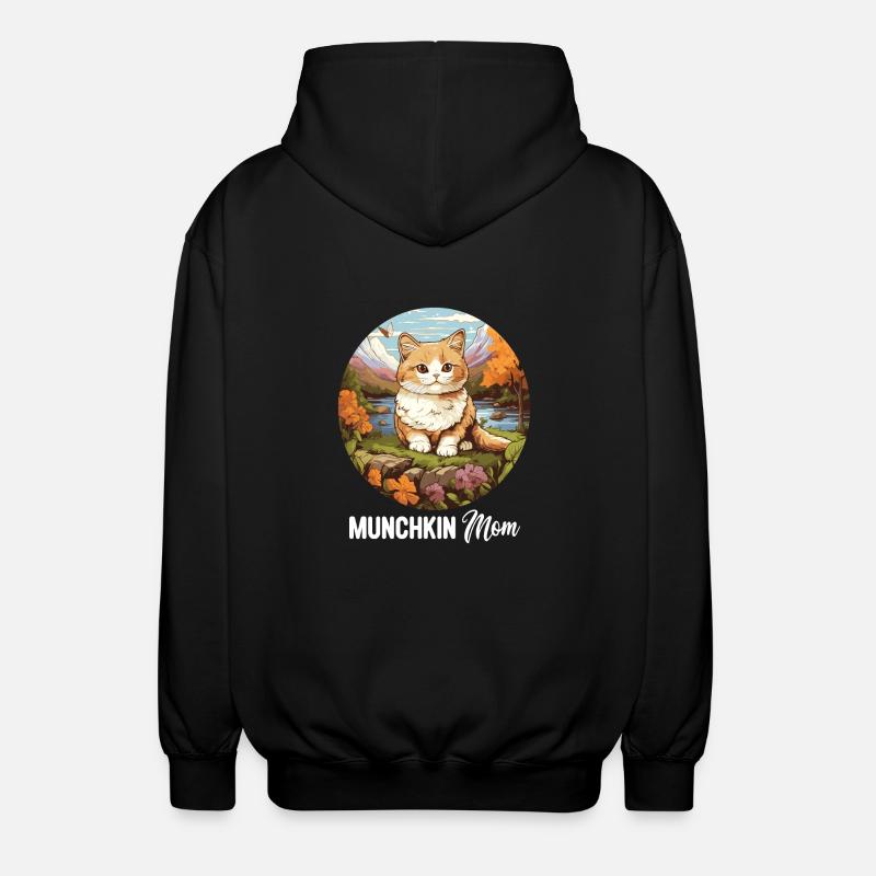 Munchkin Chaton Munchkin Chat - Veste à capuche unisexe - noir