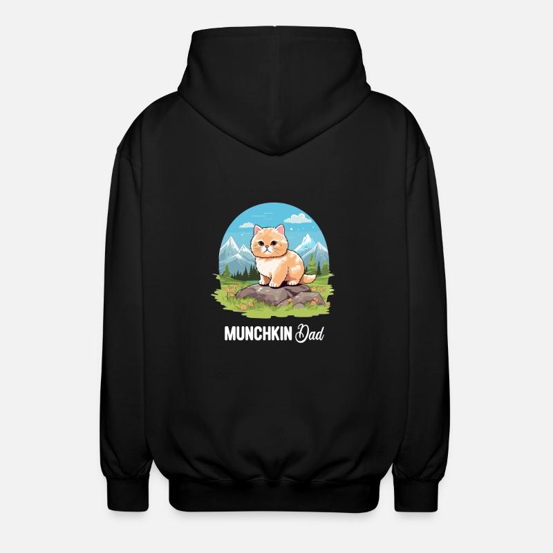 Munchkin Chaton Munchkin Chat - Veste à capuche unisexe - noir