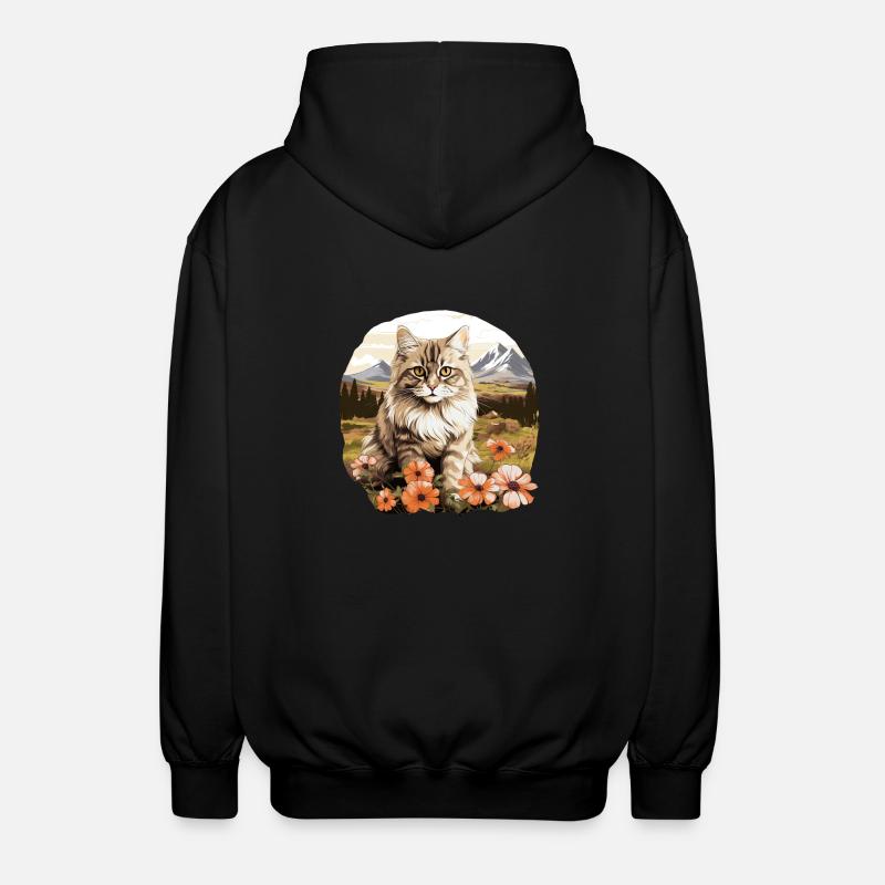 Ragamuffin Chaton Ragamuffin Chat - Veste à capuche unisexe - noir