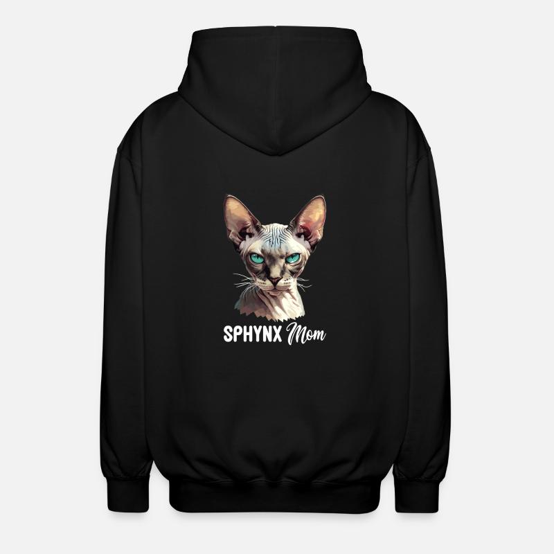 Sphynx Kätzchen Sphynx Katze - Unisex Kapuzenjacke - Schwarz