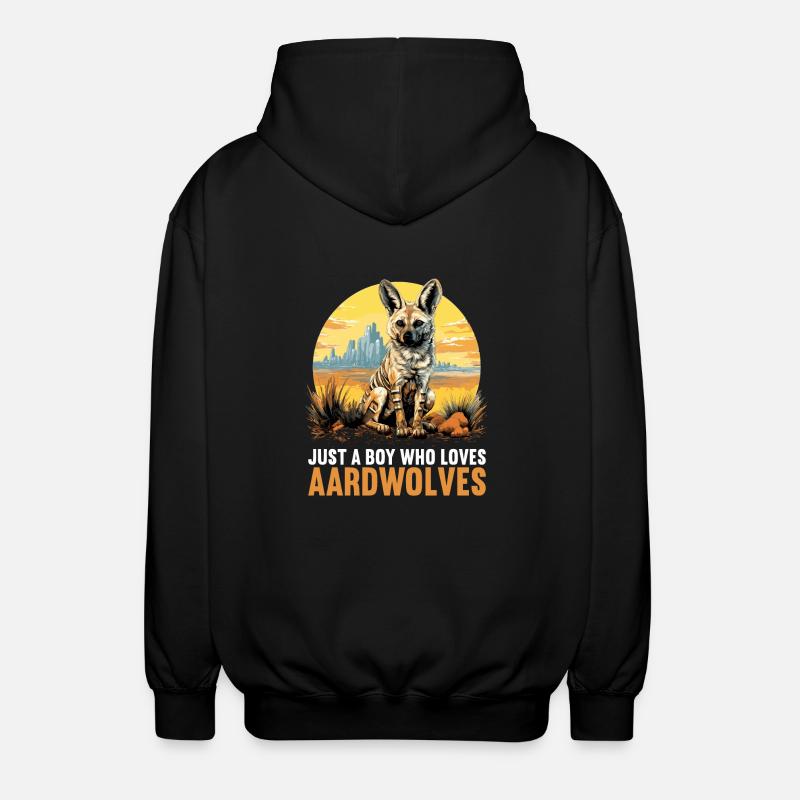 Erdwölfe Erdwolf - Unisex Kapuzenjacke - Schwarz