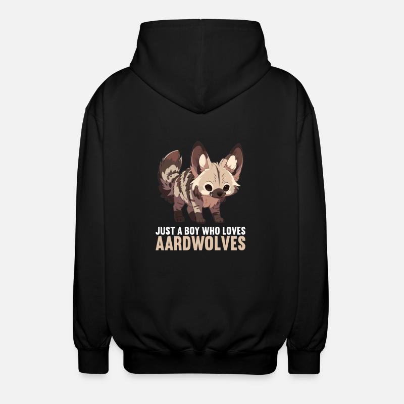 Erdwölfe Erdwolf - Unisex Kapuzenjacke - Schwarz