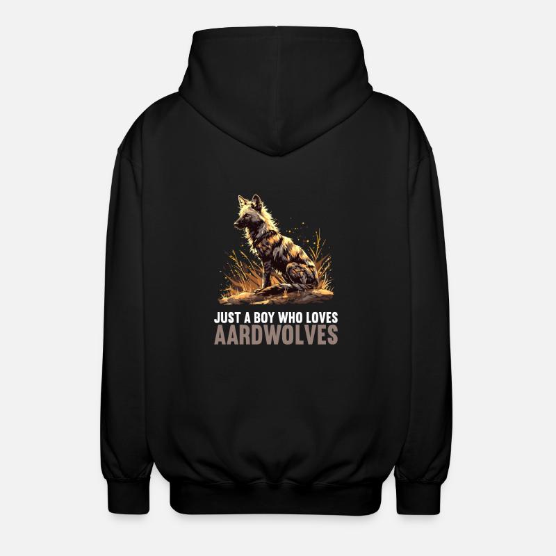 Aardwolves Aardwolf - Unisex Hooded Jacket - black