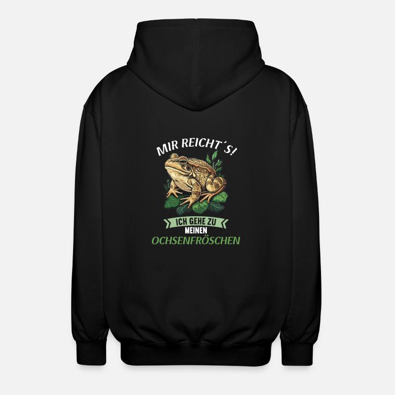 Ochsenfrösche Ochsenfrosch - Unisex Kapuzenjacke - Schwarz