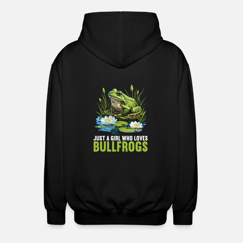 Ochsenfrösche Ochsenfrosch - Unisex Kapuzenjacke - Schwarz