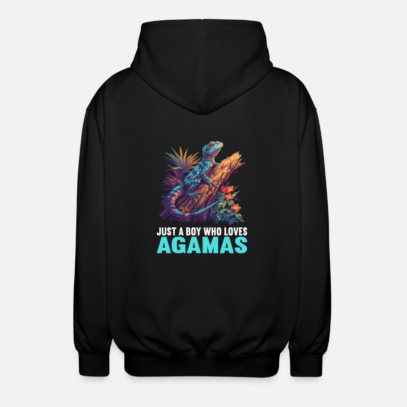 Agamen Agame - Veste à capuche unisexe - noir