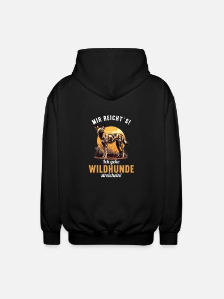 Wild Dogs Wild Dog - Unisex Hooded Jacket - black