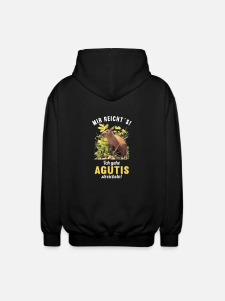 Agouti Agutis Aguti - Unisex Hooded Jacket - black