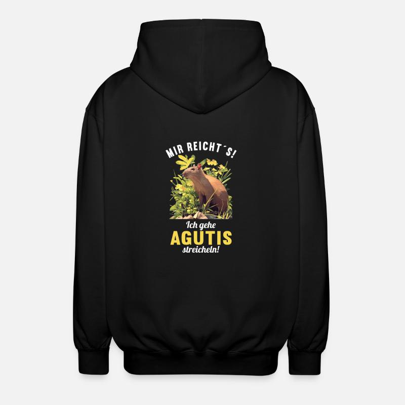 Agouti Agutis Aguti - Veste à capuche unisexe - noir