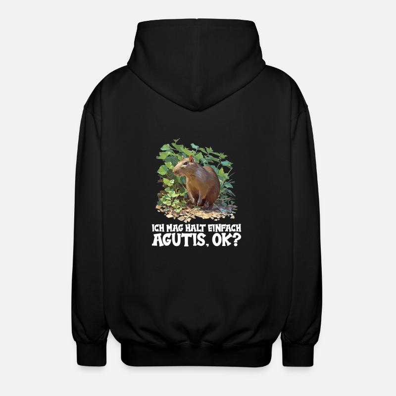 Agouti Agutis Aguti - Veste à capuche unisexe - noir