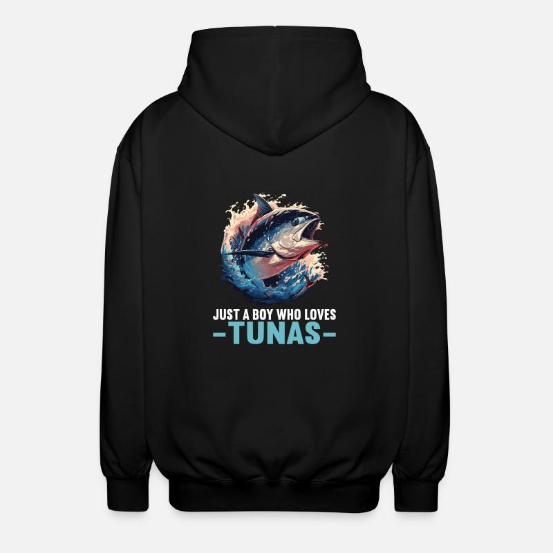 Tuna Thunfische Thunfisch - Unisex Kapuzenjacke - Schwarz