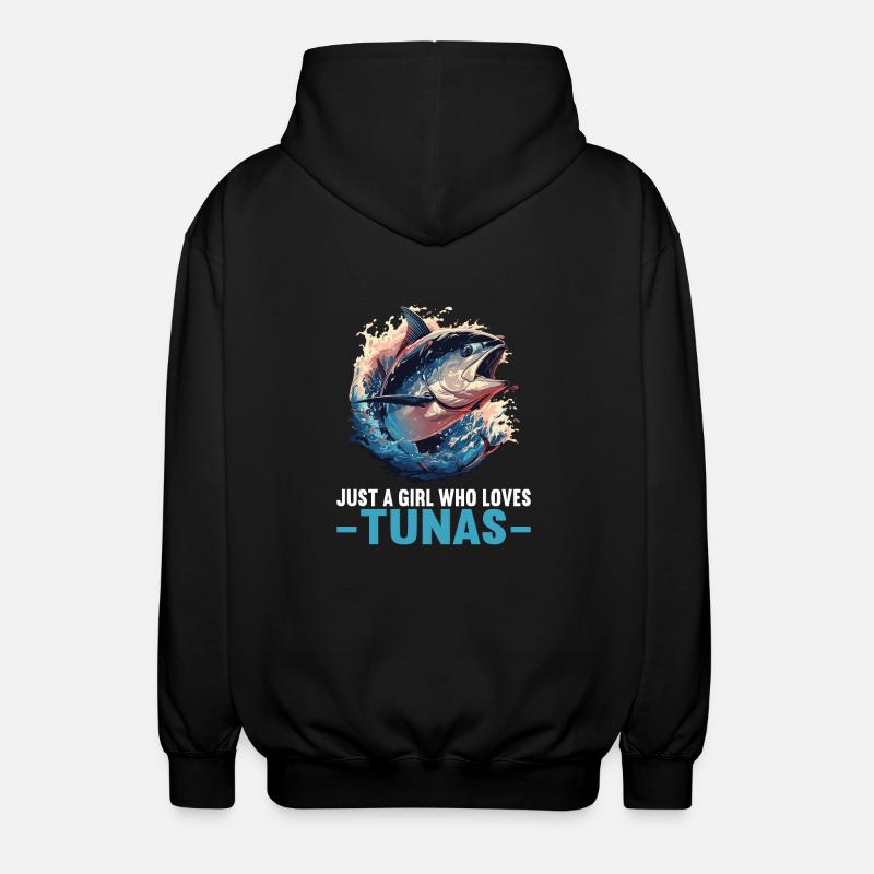 Tuna Thunfische Thunfisch - Unisex Kapuzenjacke - Schwarz