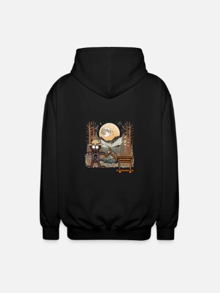 Wild West Rider Horse Cowboy Western Rider - Unisex-hettejakke - svart