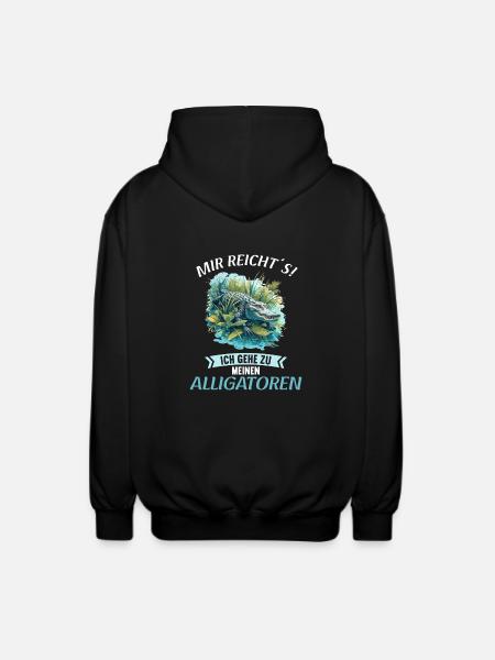 Alligatoren Alligator - Unisex Hooded Jacket - black