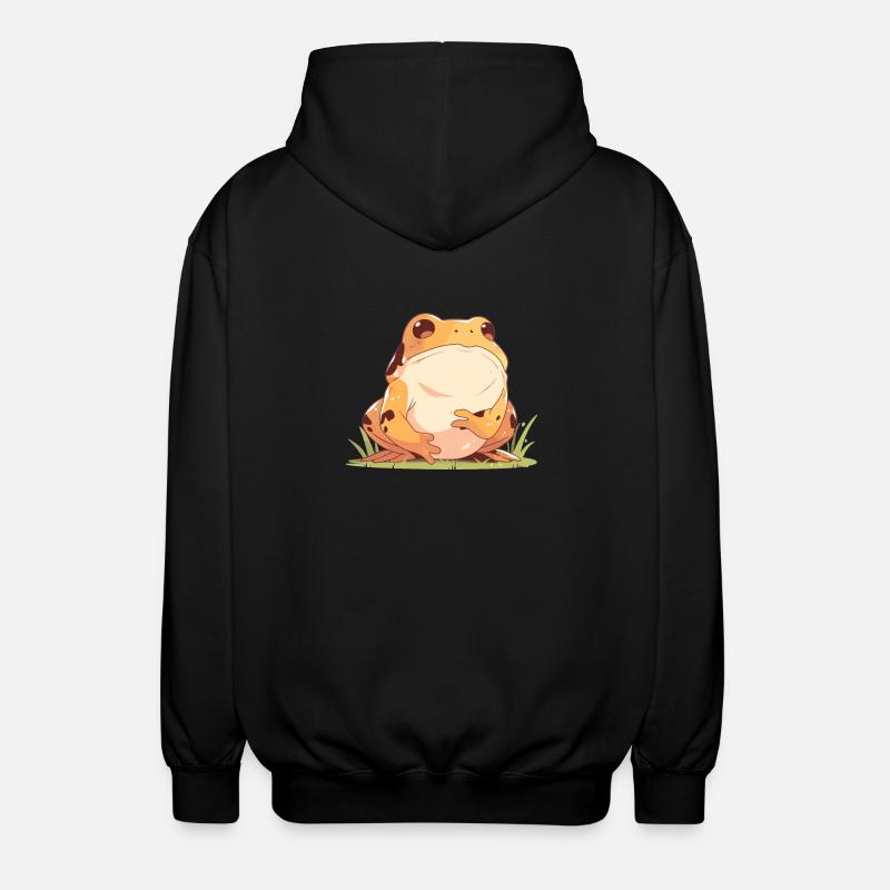 Toad Kröten Kröte - Unisex Kapuzenjacke - Schwarz