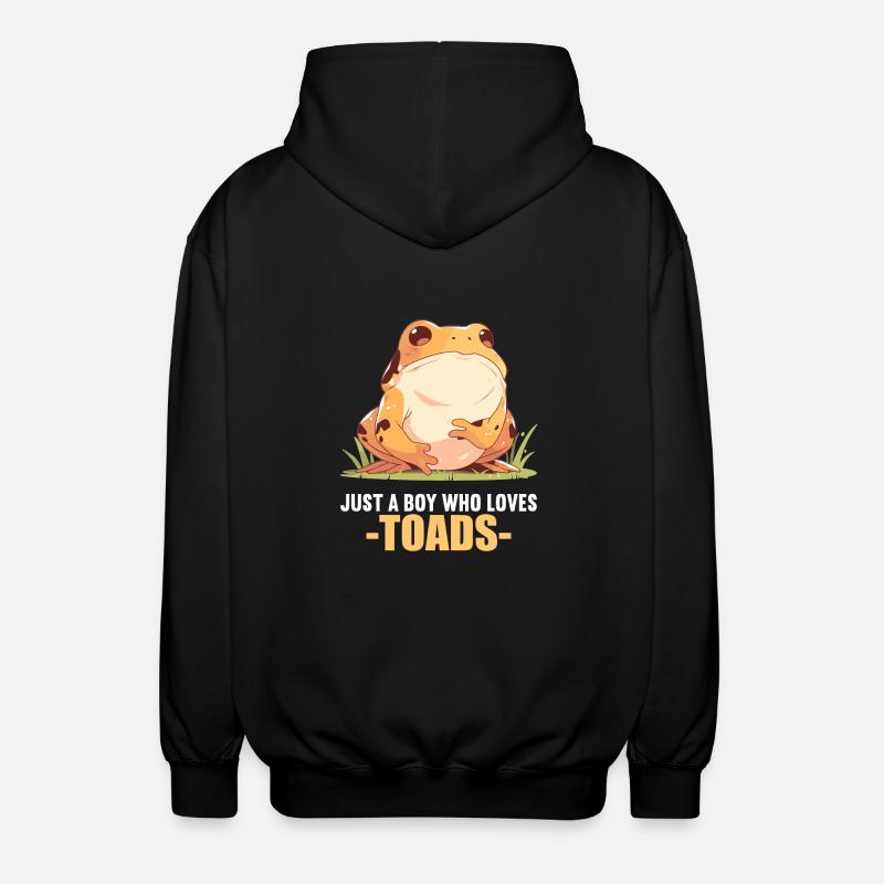 Toad Toads Toad - Unisex Hooded Jacket - black