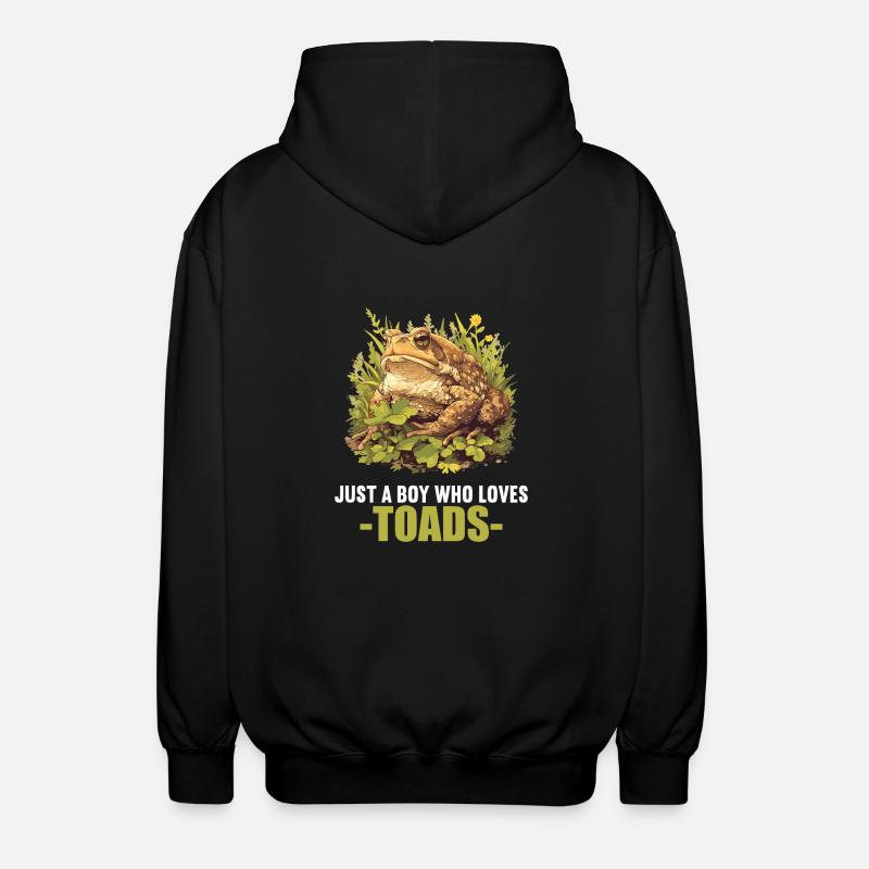 Toad Toads Toad - Unisex Hooded Jacket - black
