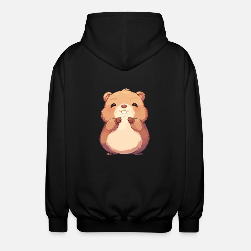 Beaver Biber - Veste à capuche unisexe - noir