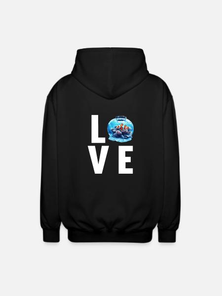Clownfish Clownfische Clownfisch - Unisex Kapuzenjacke - Schwarz