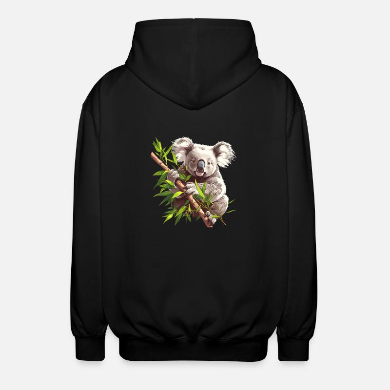 Koalas Koala - Veste à capuche unisexe - noir