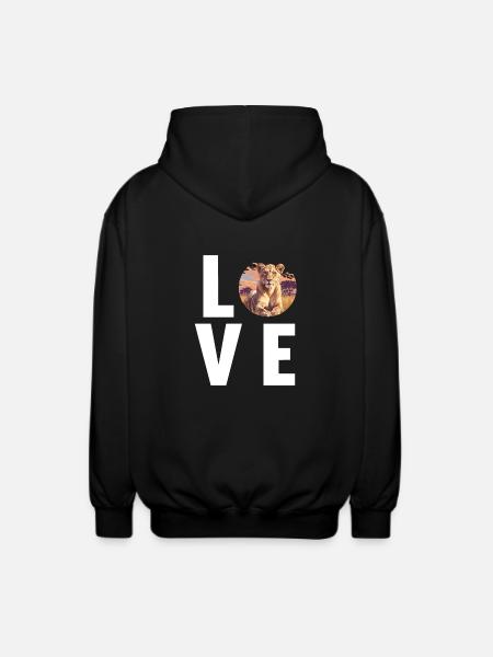 Lioness Lionesses Lioness - Unisex Hooded Jacket - black