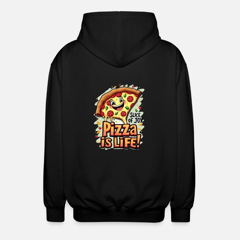 LA PIZZA, C’EST LA VIE - Veste à capuche unisexe - noir