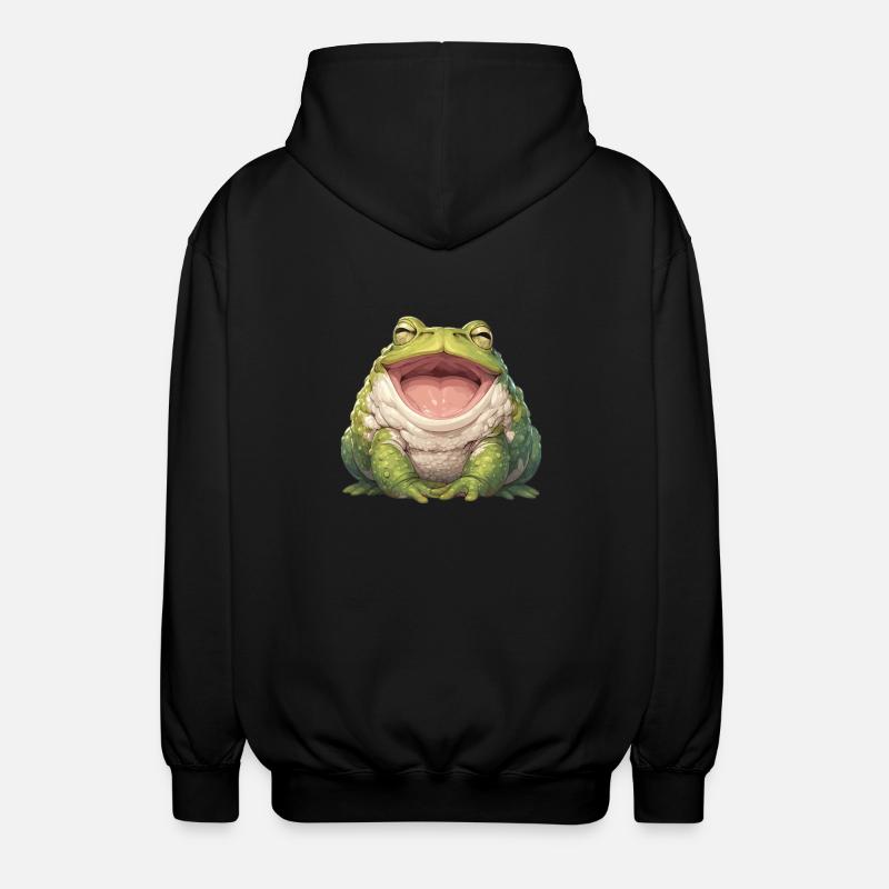 Crapaud Crapaud Crapaud - Veste à capuche unisexe - noir