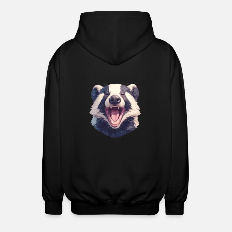 Blaireau Dachse Dachs - Veste à capuche unisexe - noir