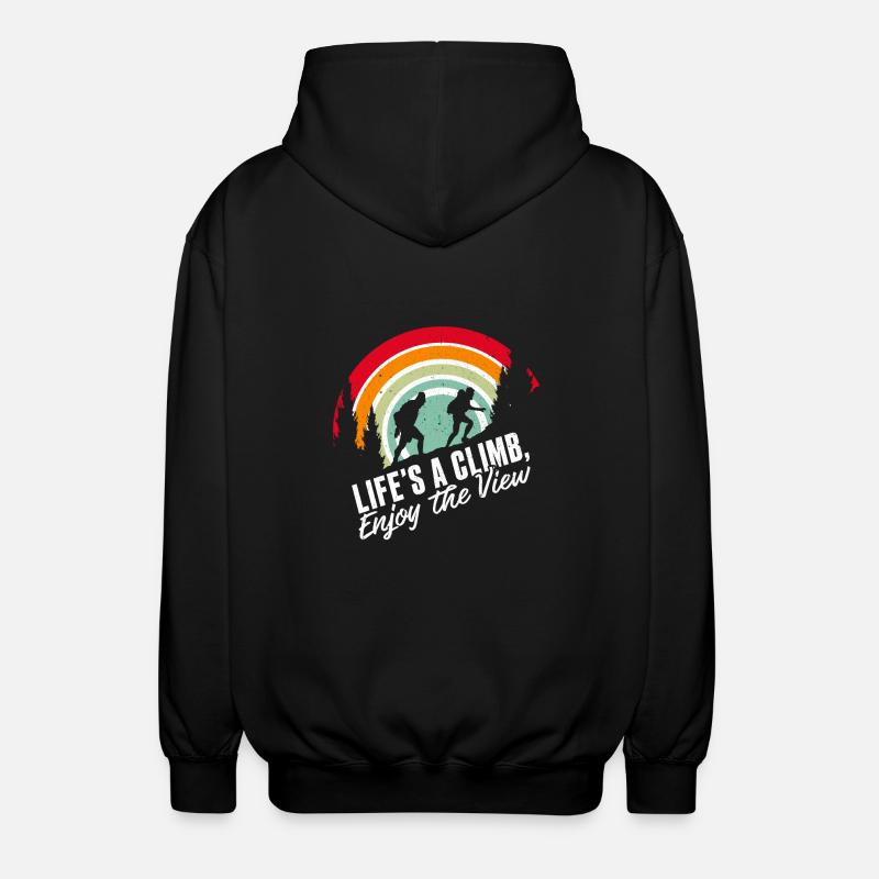 Lifes a climb - Veste à capuche unisexe - noir