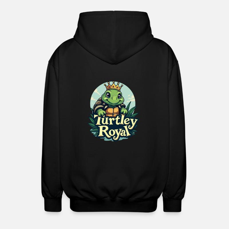 SCHILDKRÖTE - Unisex Kapuzenjacke - Schwarz