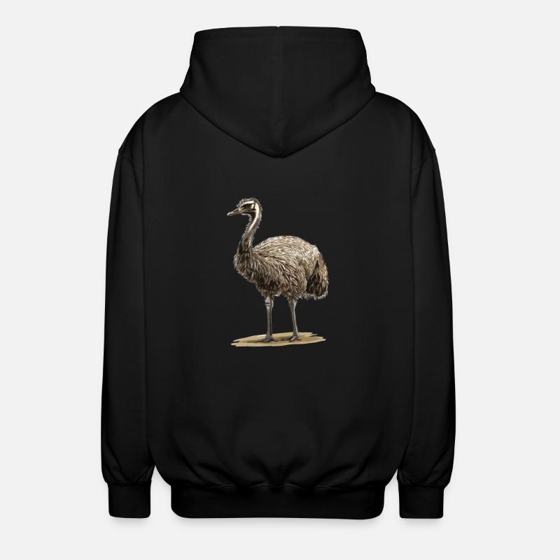 Emus Emu - Veste à capuche unisexe - noir