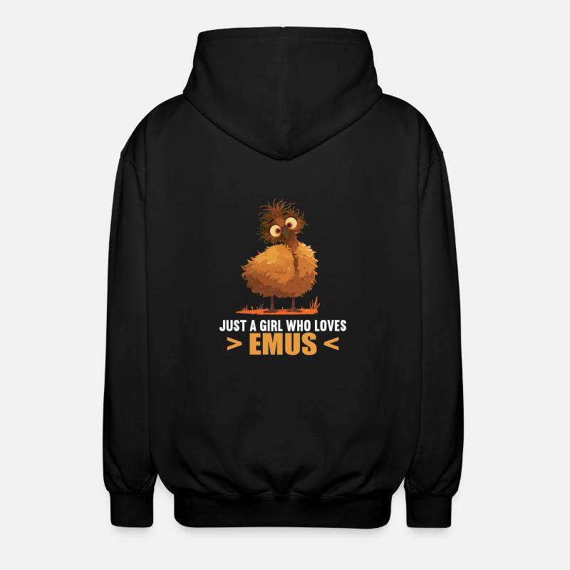 Emus Emu - Veste à capuche unisexe - noir