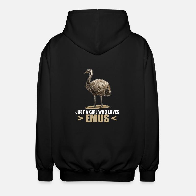 Emus Emu - Veste à capuche unisexe - noir