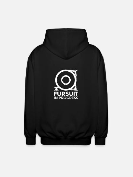 Fursuit in progress – Soon finished! - Unisex Hooded Jacket - black