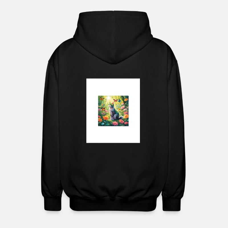 Canva1 - Unisex Kapuzenjacke - Schwarz