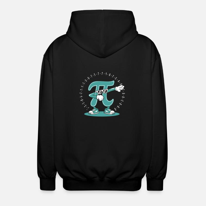 Pi Math - Unisex Hooded Jacket - black