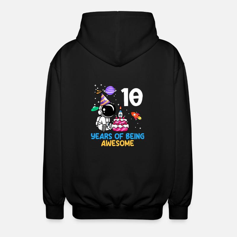 Célébration de 10 ans d’excellence - Veste à capuche unisexe - noir