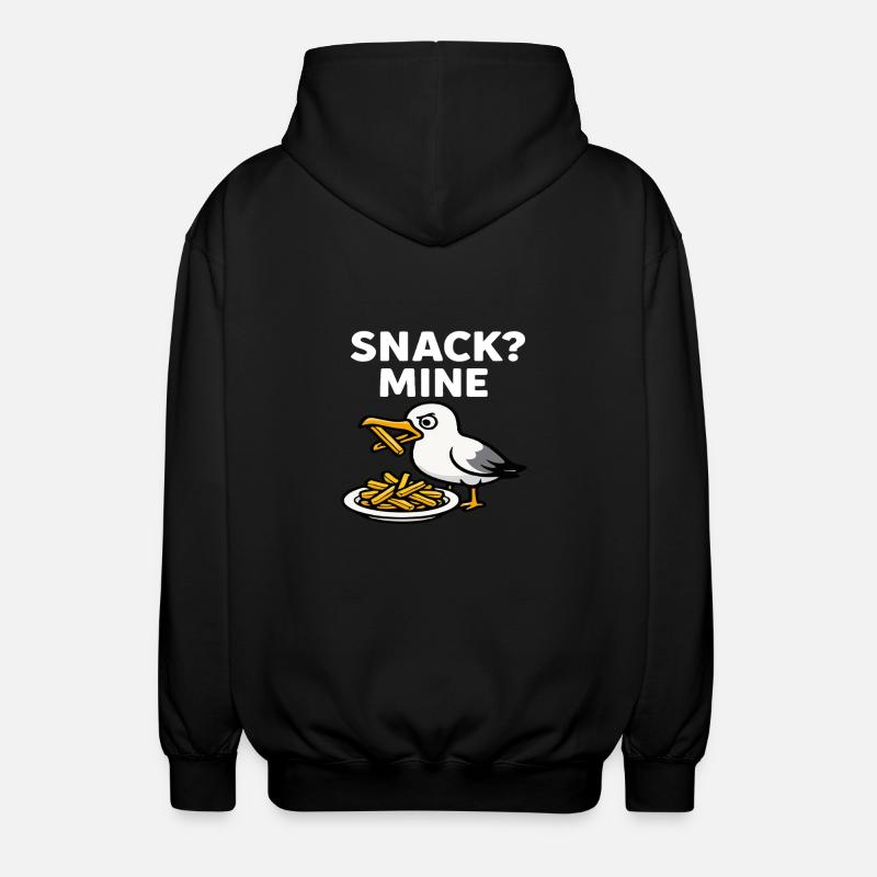 Collation Seagull - Veste à capuche unisexe - noir