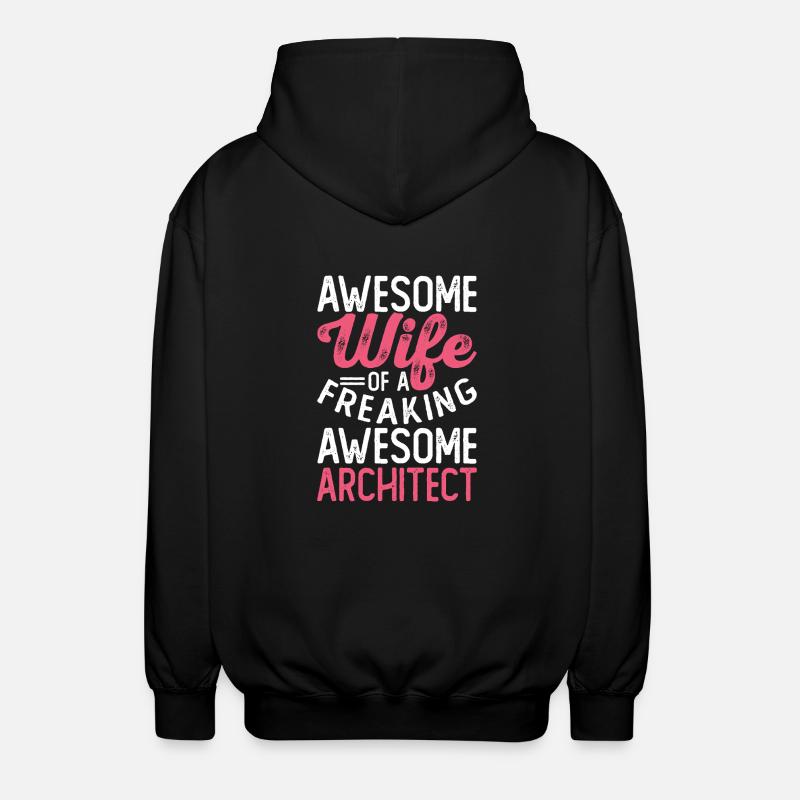 Architect - Unisex Hooded Jacket - black
